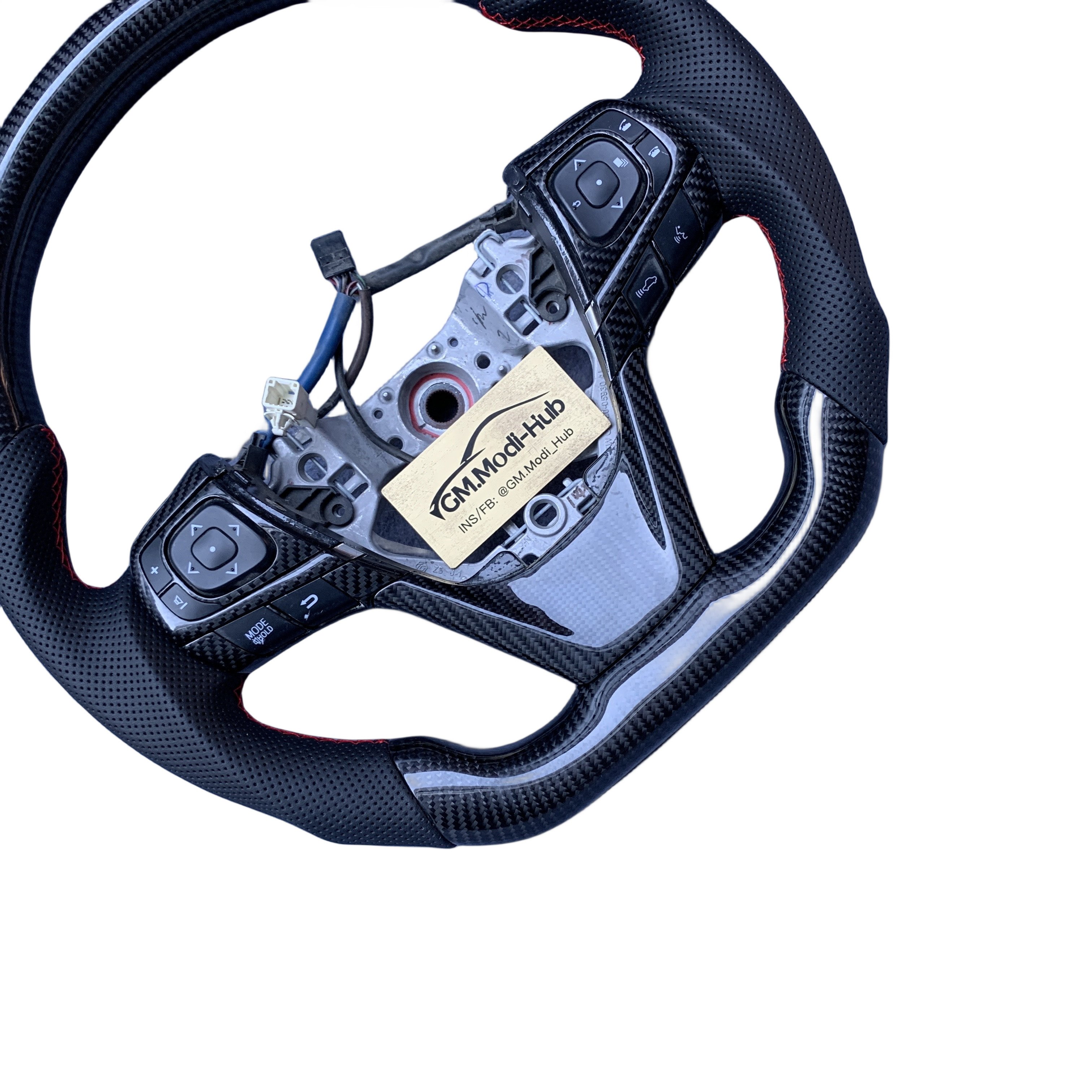 GM.Modi-Hub OEM Carbon Fiber Steering Wheel For Toyota 2014-2017 Camry 2013-2018 Harrier