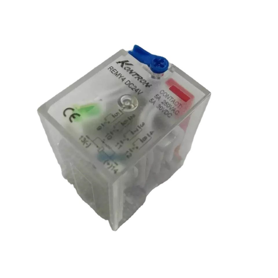 KONTRON REMY4 Industrial Miniature Universal AC Relay 10A Approved Protective Auto Use 6-220V DC6-110V General Purpose Relay