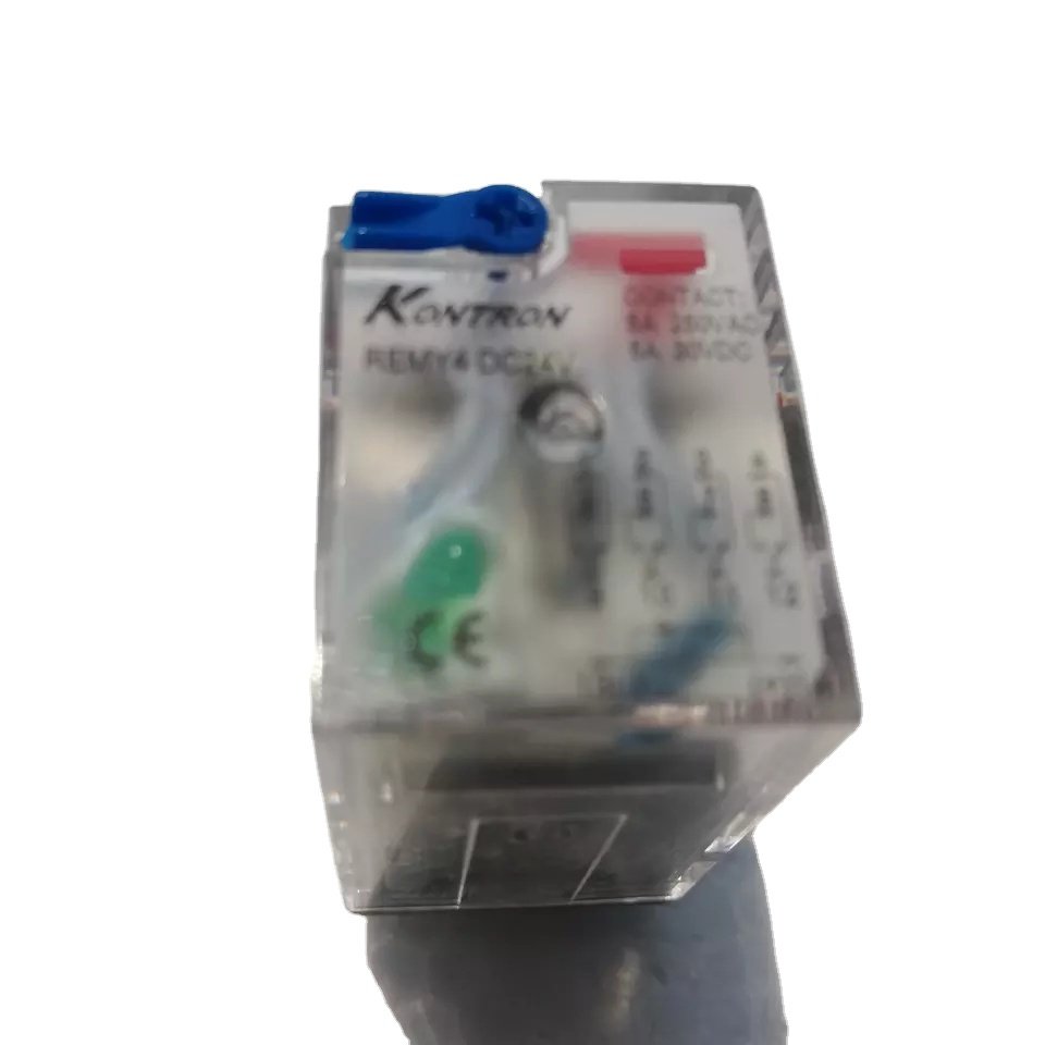 KONTRON REMY4 Industrial Miniature Universal AC Relay 10A Approved Protective Auto Use 6-220V DC6-110V General Purpose Relay