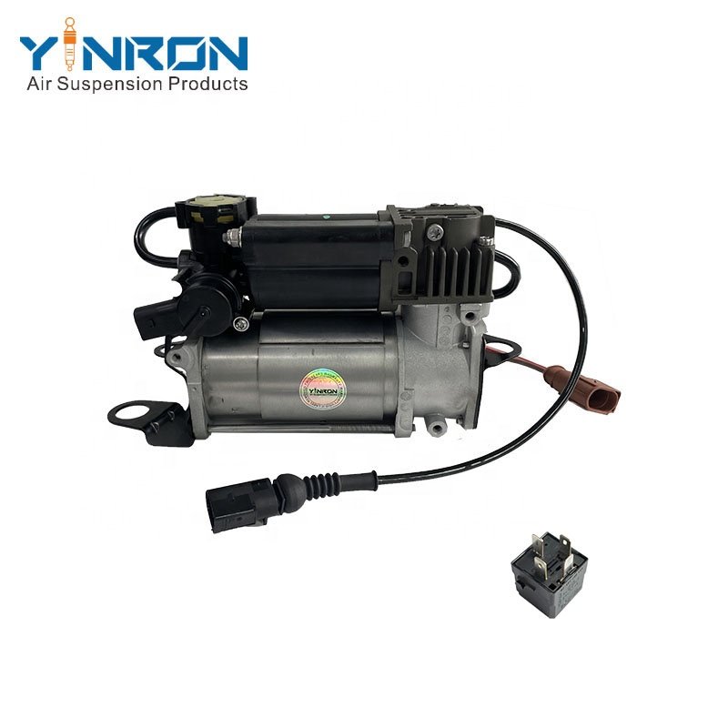 Air Supply Unit with Original Relay Pneumatic Compressor Pump for Audi A6C6 4F0616006A 4F0616007