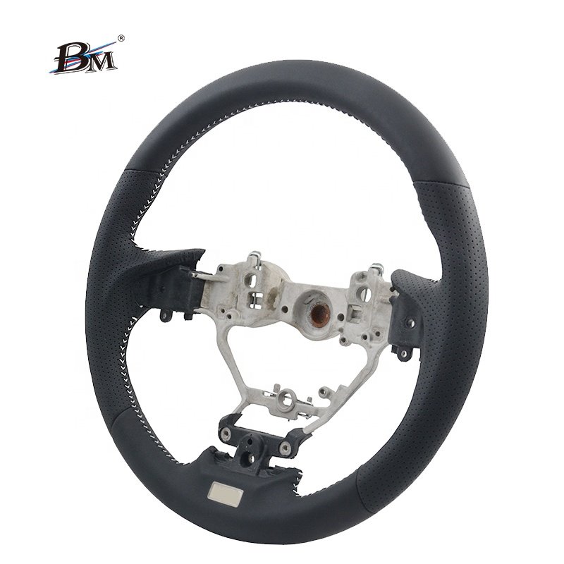 For Lexus Full Leather ES GS-10 RX-20 201W LX570 Sport Modified Steering Wheels White Stitch Car Interior Upgrade Accessories