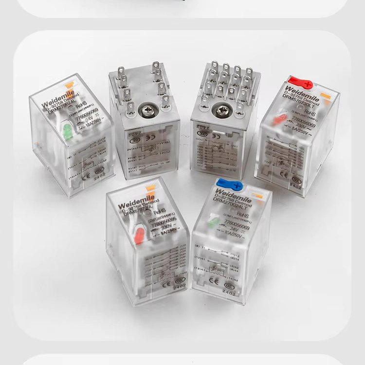 Weidemile Miniature Electromagnetic Relay DRM270024L 270730L 570024L 730L 270024LT for Auto Epoxy Protected