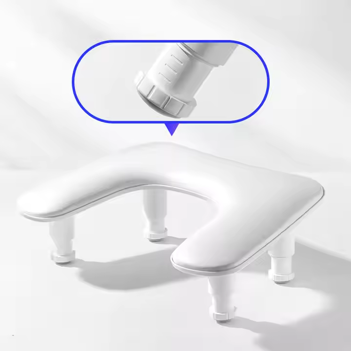 2025 Russian-style Professional Height Adjustable Armrest Pillow Big Cushion Ergonomic Design PU Leather Arm Rest for Nails