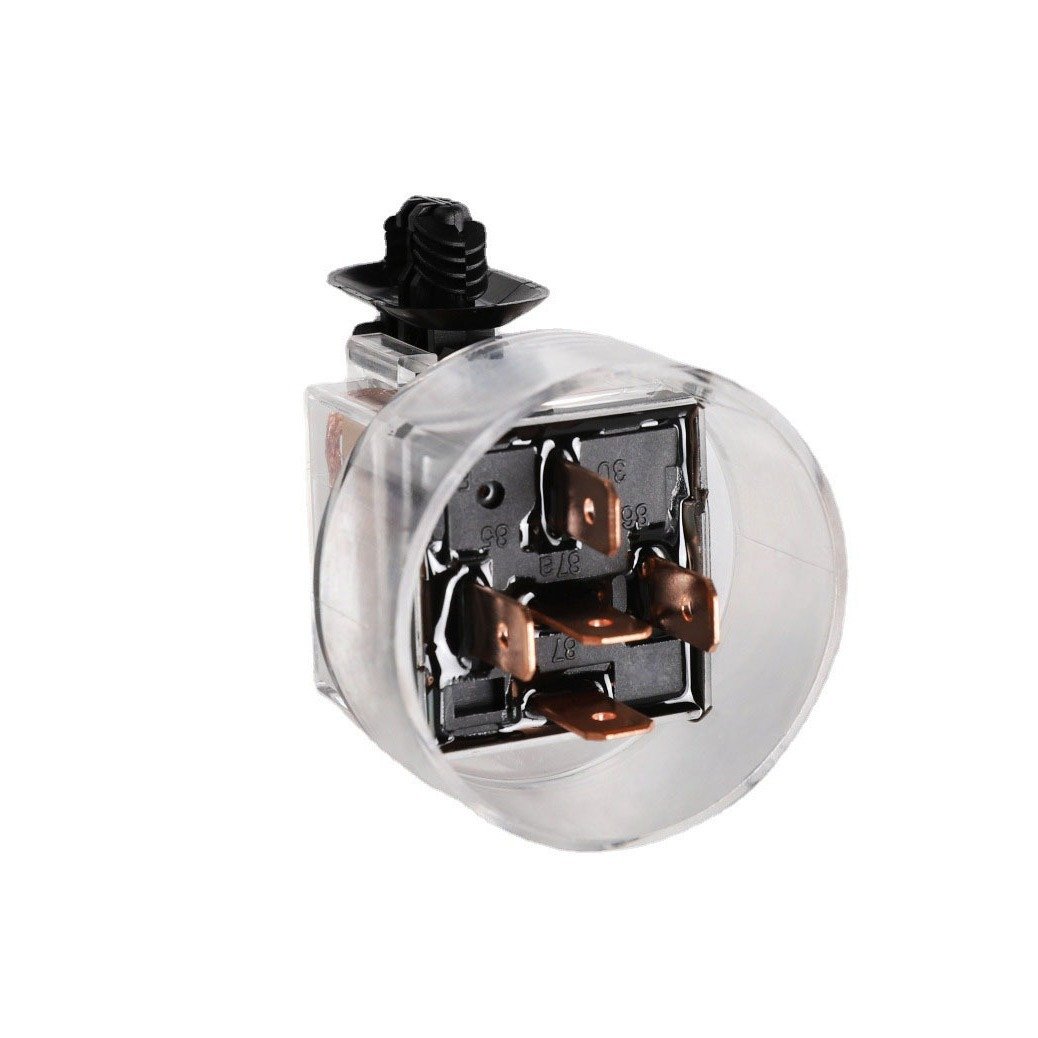 CHSKY Waterproof Automotive Relay Transparent 12V 40A 4P/5PRound Case Double Contact Relay