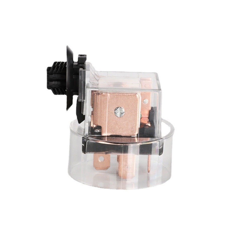 CHSKY Waterproof Automotive Relay Transparent 12V 40A 4P/5PRound Case Double Contact Relay