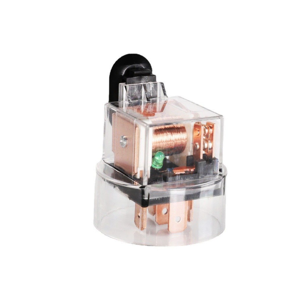 CHSKY Waterproof Automotive Relay Transparent 12V 40A 4P/5PRound Case Double Contact Relay
