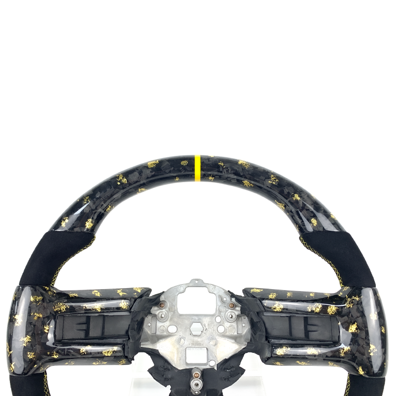 Customized carbon fiber steering wheel for Ford Mustang 2008 2009 2010 2011 2012 2013