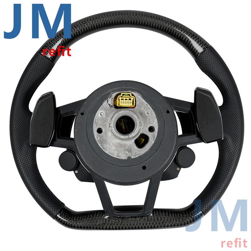 Real Carbon Fiber Car Steering Wheel For Audi full range R8 Tt Tts 2018 2019 2021 Carbon Fiber Steering Wheel
