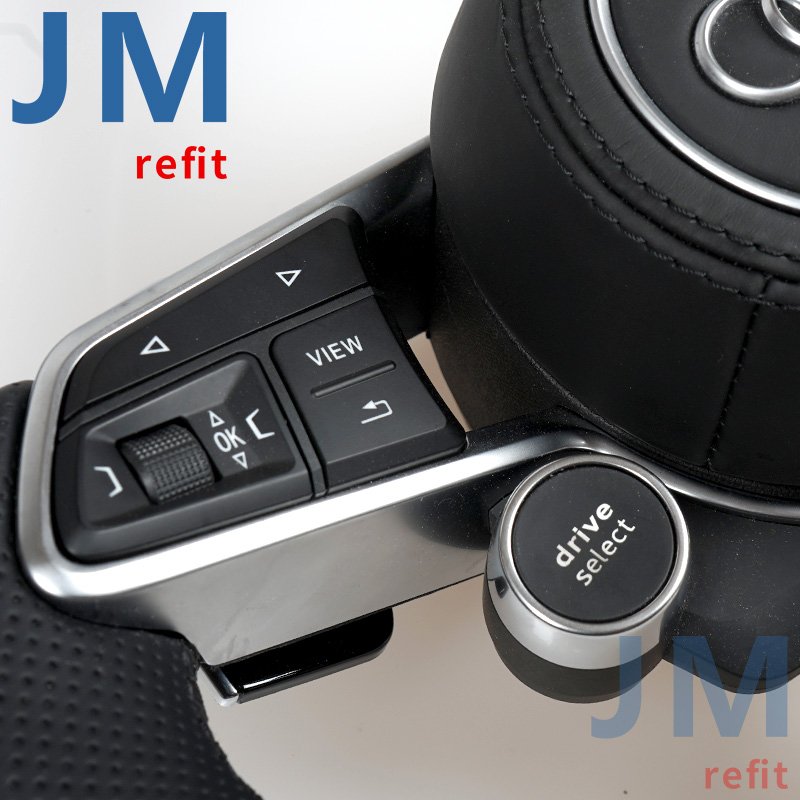 Real Carbon Fiber Car Steering Wheel For Audi full range R8 Tt Tts 2018 2019 2021 Carbon Fiber Steering Wheel