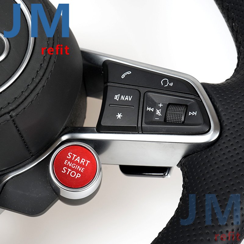 Real Carbon Fiber Car Steering Wheel For Audi full range R8 Tt Tts 2018 2019 2021 Carbon Fiber Steering Wheel