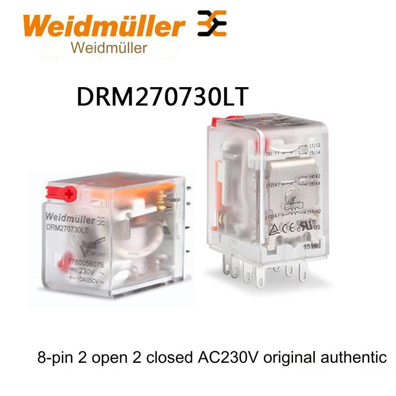 Custom Industrial Weidmuller 7760056076 Voltage Protector Original Authentic 24V 220V DRM270730LT Relay Module