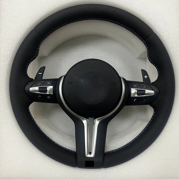 M Performance Leather Steering Wheel Fit for BMW F30 F32 F10 F20 F07 F01 E46 E60 E90 M3 M4 M5 M7 LED Carbon Fiber Steering Wheel