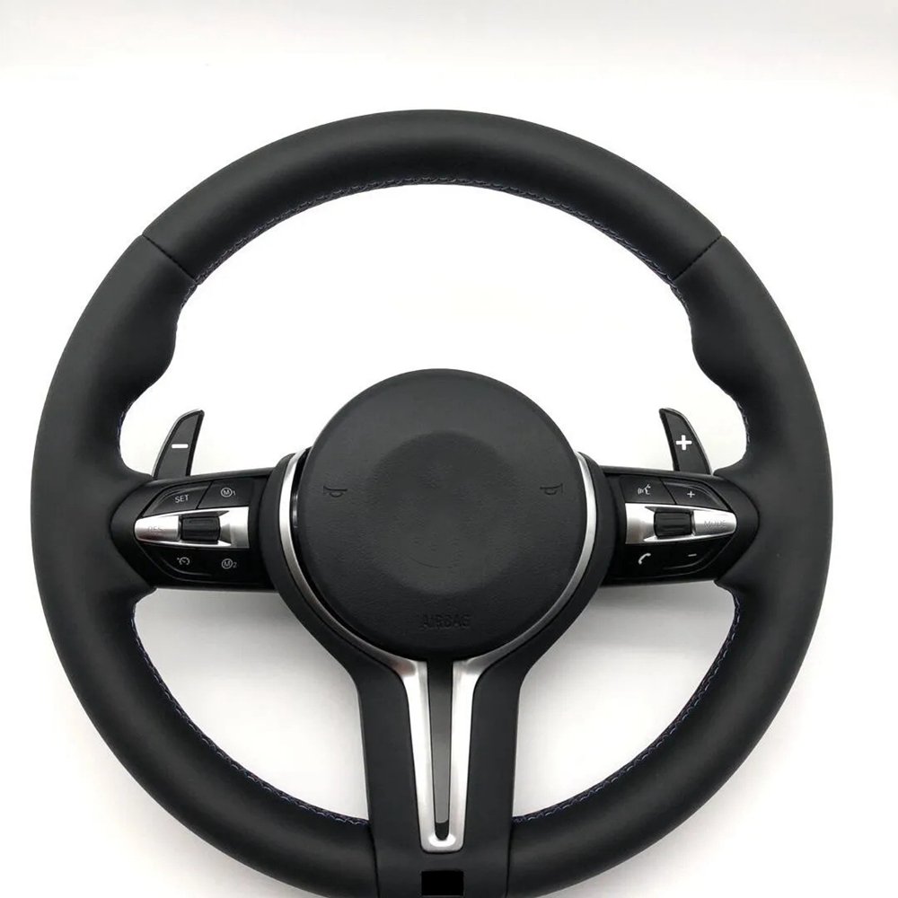 M Performance Leather Steering Wheel Fit for BMW F30 F32 F10 F20 F07 F01 E46 E60 E90 M3 M4 M5 M7 LED Carbon Fiber Steering Wheel