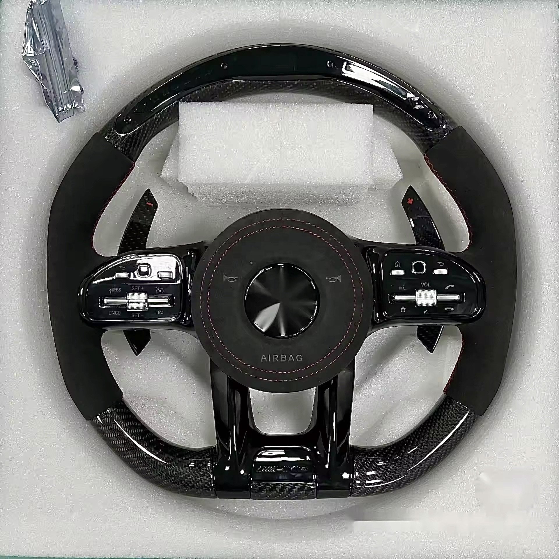 For Mercedes-benz AMG Performance W167 W177 W190 W213 W217 W222 Custom Carbon Fiber Car Steering Wheel