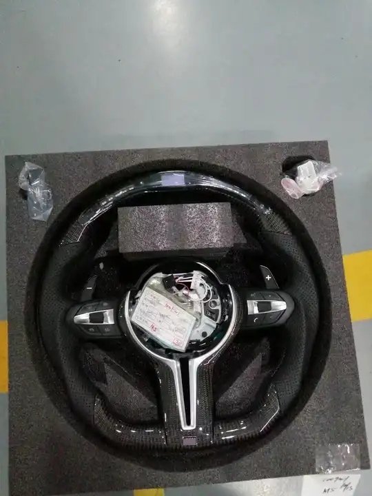 Fit For BMW M2 M3 M4 M5 F18 F10 F15 F16 F20 F22 F30 F32 F36 f40 F80 F90 m performance carbon fiber LED car steering wheel