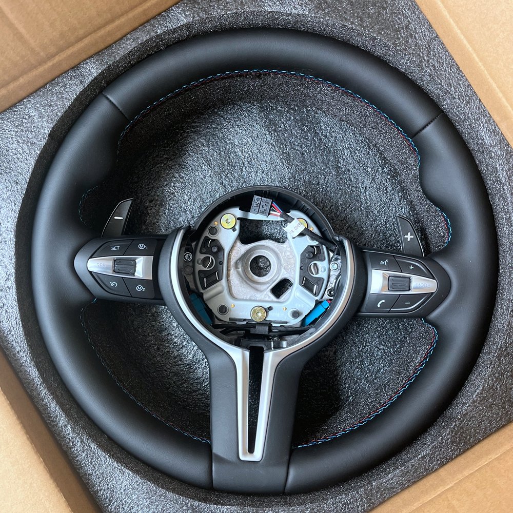 Car Steering Wheel With Paddle Shifter For BMW M Sport F-Chassis F80 F82 F87 F12 F13 F86 F33 M2 M3 M4 M5 M6 F85 X5 X6 F30