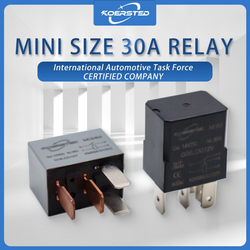 KKA-M3MM 20A Super Mini Auto Relay Micro Car Relay Substitute 90987-02027 156700-2870 New Condition 40A/30A Rated Car Motorcycle