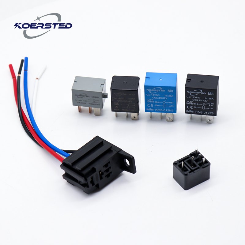 KKA-M3MM 20A Super Mini Auto Relay Micro Car Relay Substitute 90987-02027 156700-2870 New Condition 40A/30A Rated Car Motorcycle