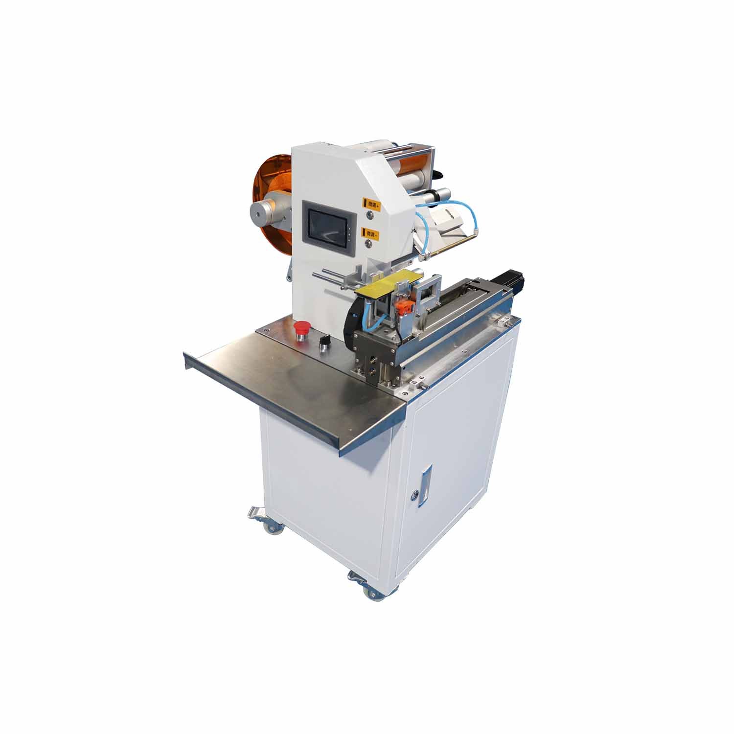 Semi-Automatic Wire Harness Label Pasting Machine Wire Label Sticker Machine Automatic USB Cable Labeling Machine
