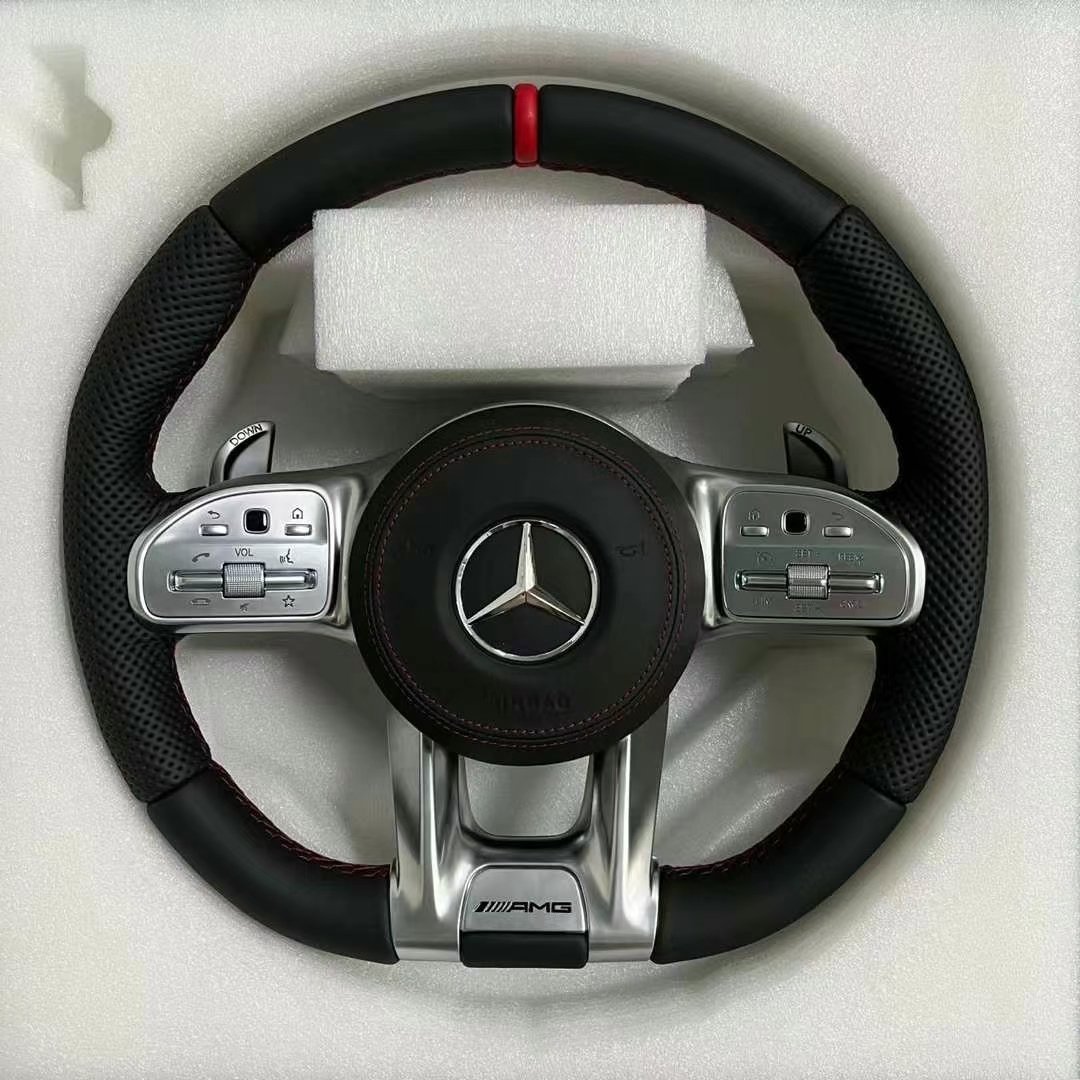 C CLASS W204 C63 W212 W218 W207 W172 SLK Matt Carbon Fiber Steering Wheel For Mercedes Benz AMG Car Steering Wheel