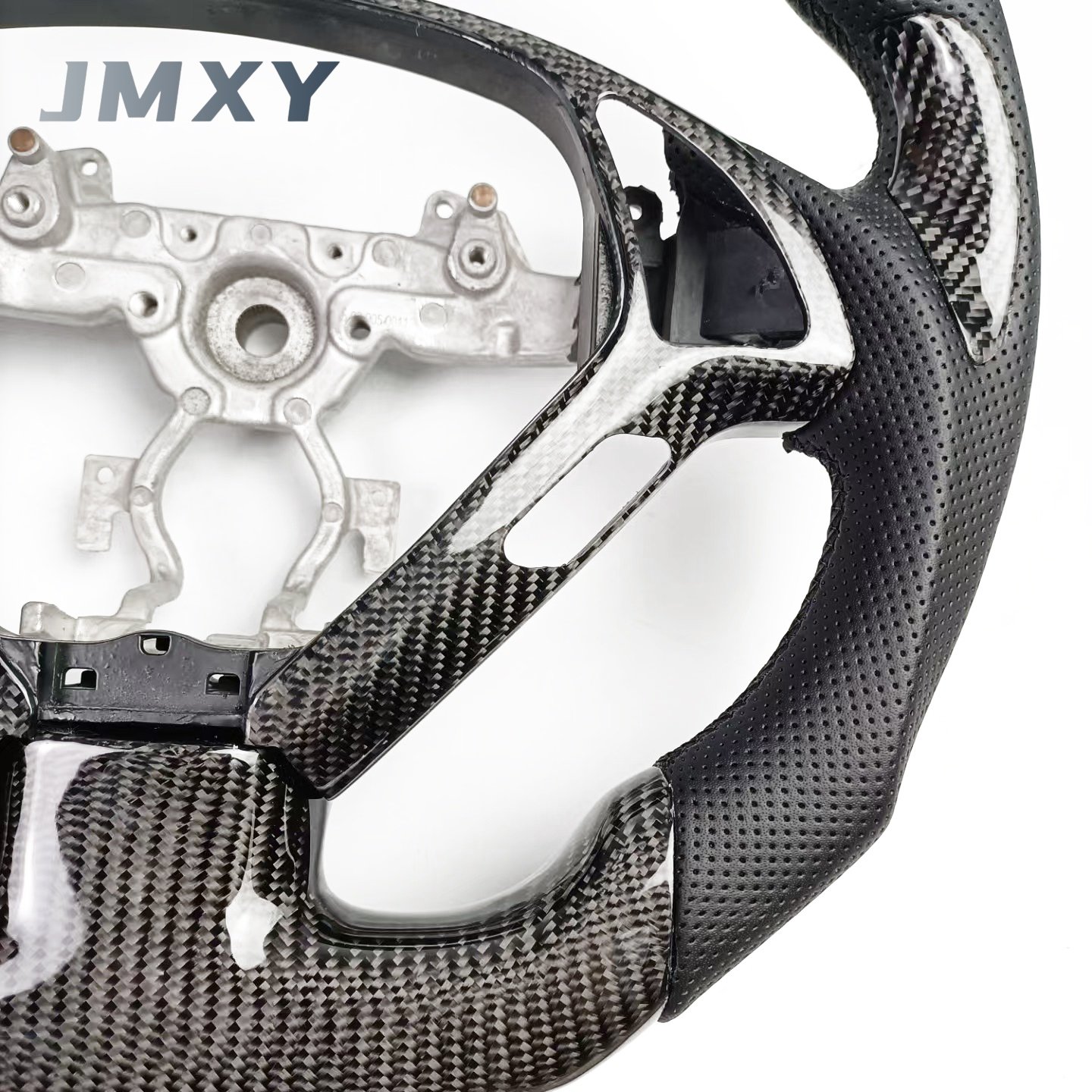 Custom Leather Carbon Fiber Steering Wheel for Infiniti G25 G35 G37 Premium Car Accessories