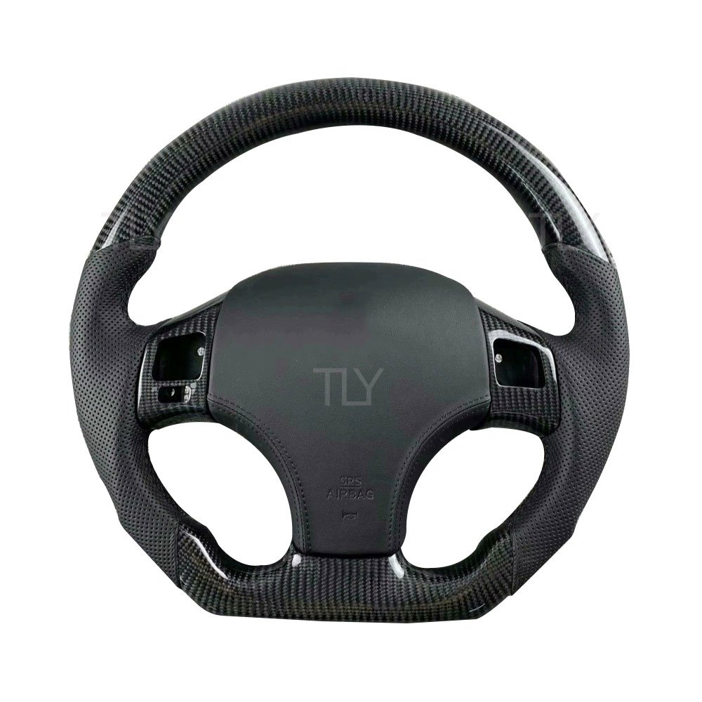 For Lexus Car Upgrade LX600 Series Toyota Forged Carbon Fiber Steering Wheels Perforated Leather
