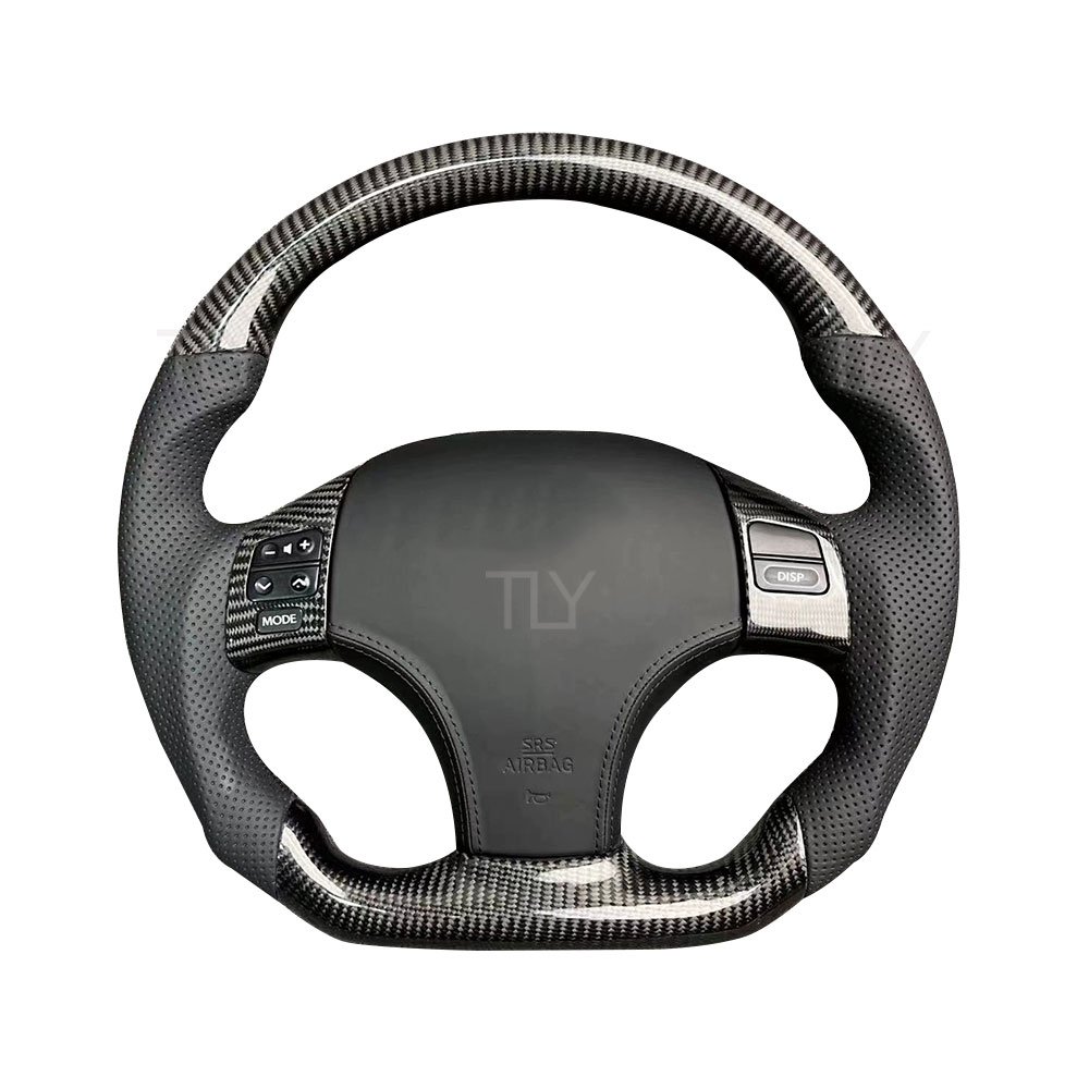 For Lexus Car Upgrade LX600 Series Toyota Forged Carbon Fiber Steering Wheels Perforated Leather