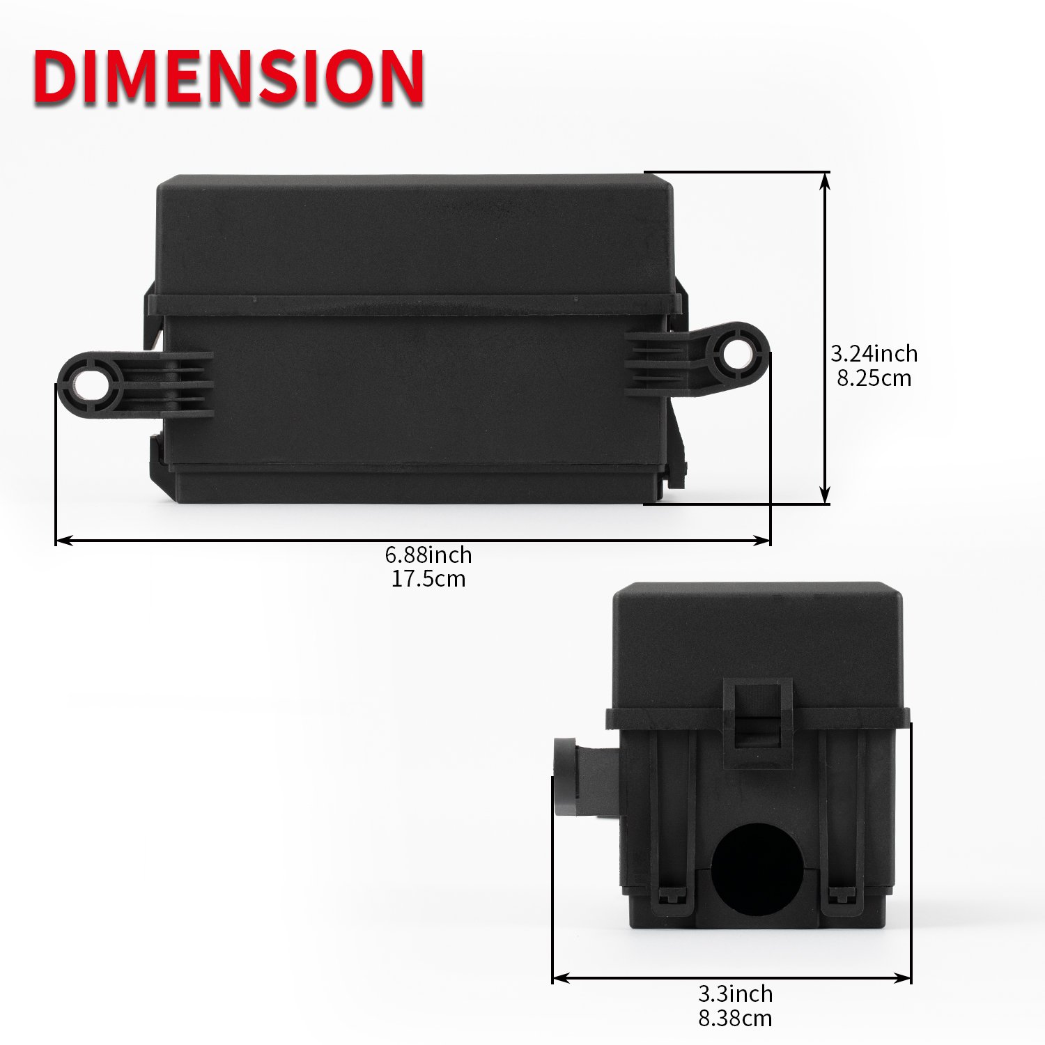 New Condition 12V Relay Block with 6 Slots Universal Fuse for Marine Auto Relays ATC/ATO Fuse Universal Relay Box Kit
