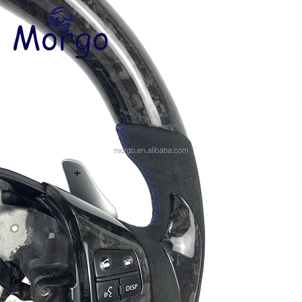 Cars accessories for Lexus IS200 IS250 IS300 RX350 ISF Customized forged carbon fiber steering wheel LED upgrade design