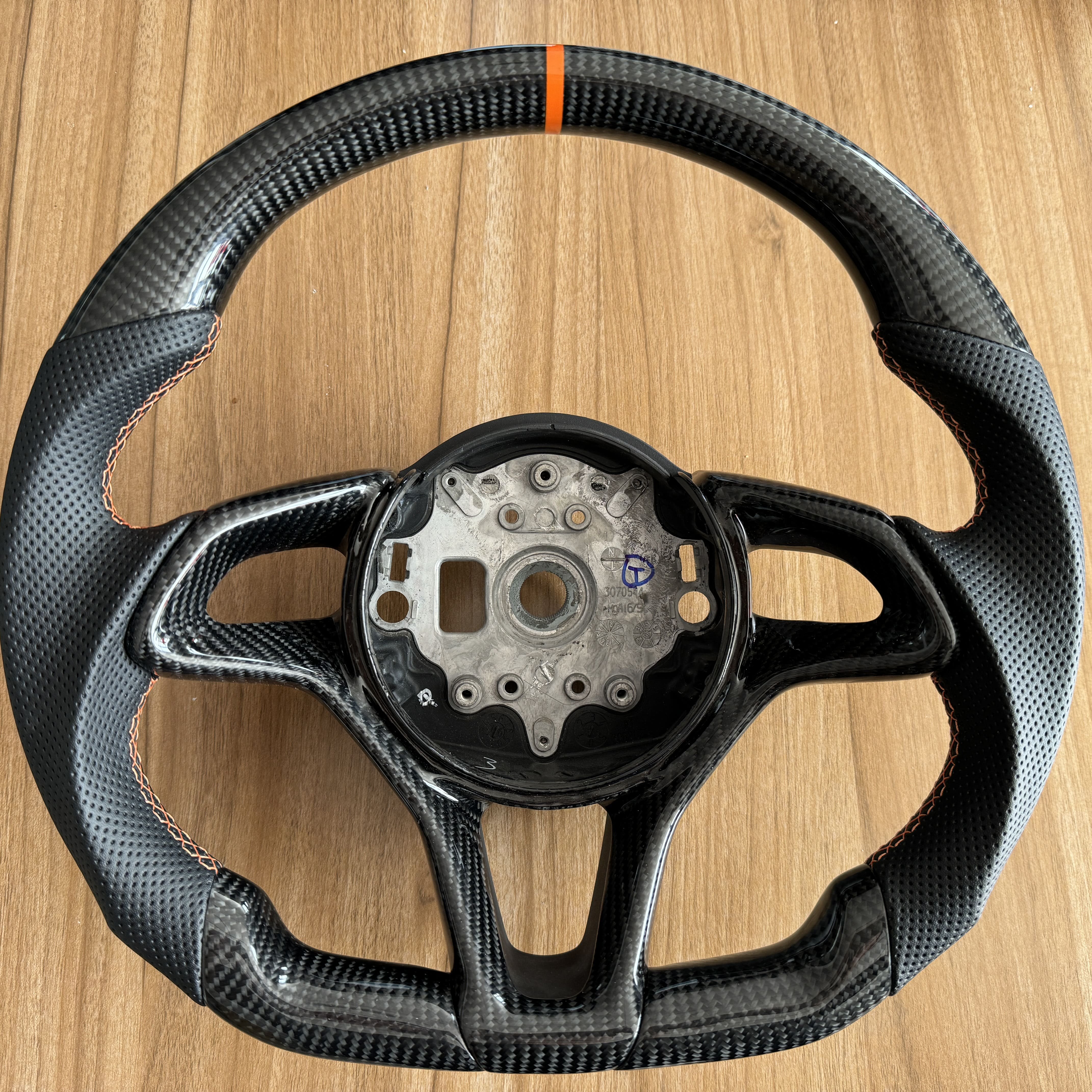 LED Leather Steering Wheel For McLaren