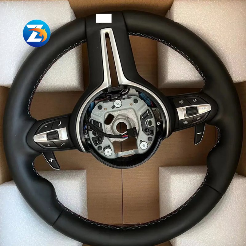 Factory price durable Upgrade New Genuine Leather Black Steering Wheel for BMW F30 F32 F10 F20 F22 F18
