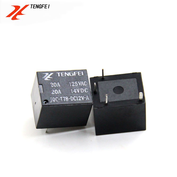 Factory T78 Relay 12V 20A 0.6W 4 Pin Auto Relay For Car