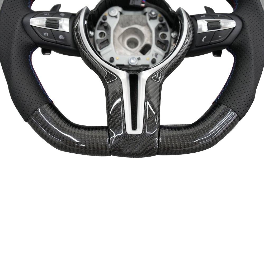 For BMW 3 Series 5 Series E60 F30 F10 F12 E90 E46 G30 F48 X1 Advanced Carbon Fiber Sports Steering Wheel