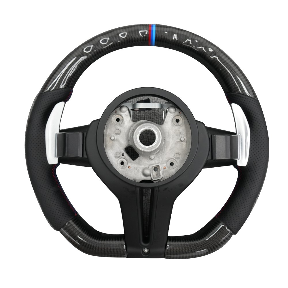 For BMW 3 Series 5 Series E60 F30 F10 F12 E90 E46 G30 F48 X1 Advanced Carbon Fiber Sports Steering Wheel
