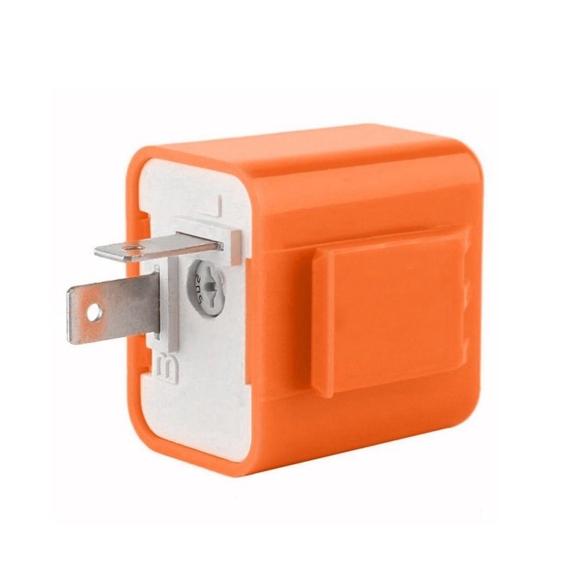 Motorcycle LED Flasher Relay Adjustable Frequency Square Flashing Flasher Motorcycle Led Lights Turn Signal Indicator 12V Flash
