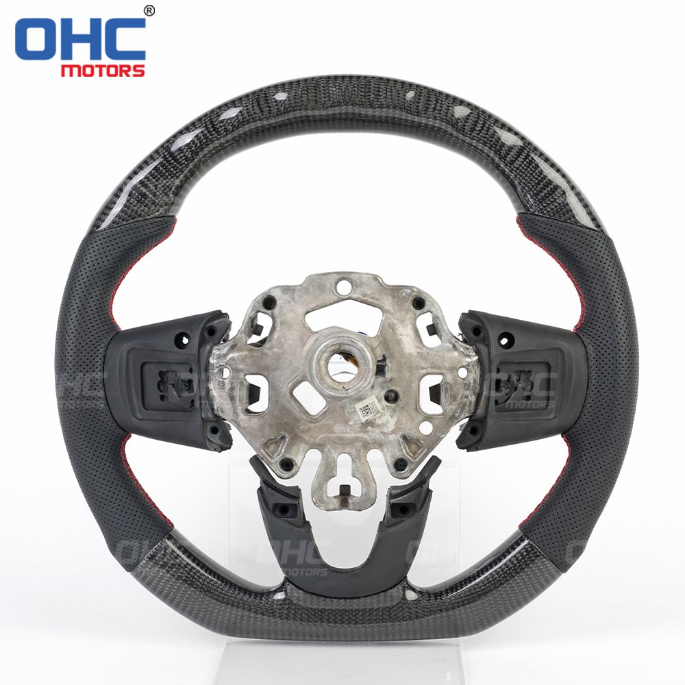 LED RPM Shift Light Steering Wheel Fit for BMW MINI Cooper F55 F56 F57 F60 S Carbon Fiber Steering Wheel ohc motors