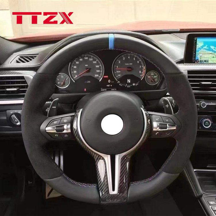 High quality for BMW F chassis full model alcantara leather steering wheel