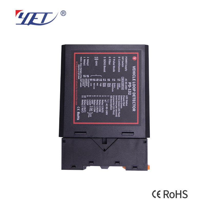 CE Certificate High Quality vehicle loop detector Single channel above ground for barrier gate garage door YET-DG002