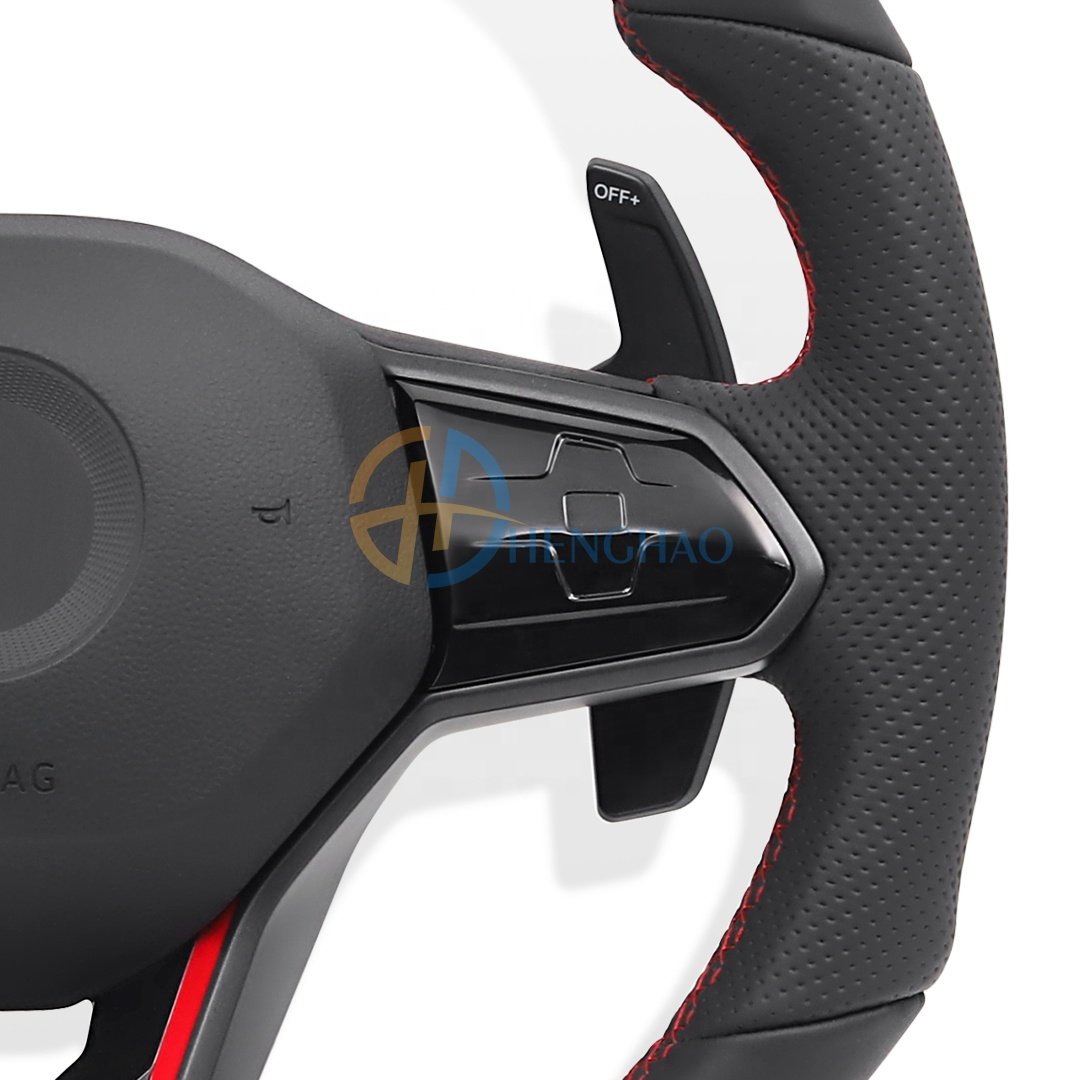 Custom Car Steering Wheel For Volkswagen Passat Golf 8 MK8 GTI Leather Steering Wheel