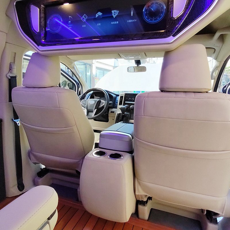 DJZG High Quality Customized Modified Car Accessories Car Console Box Armrest Console Storage Box for Toyota Hiace