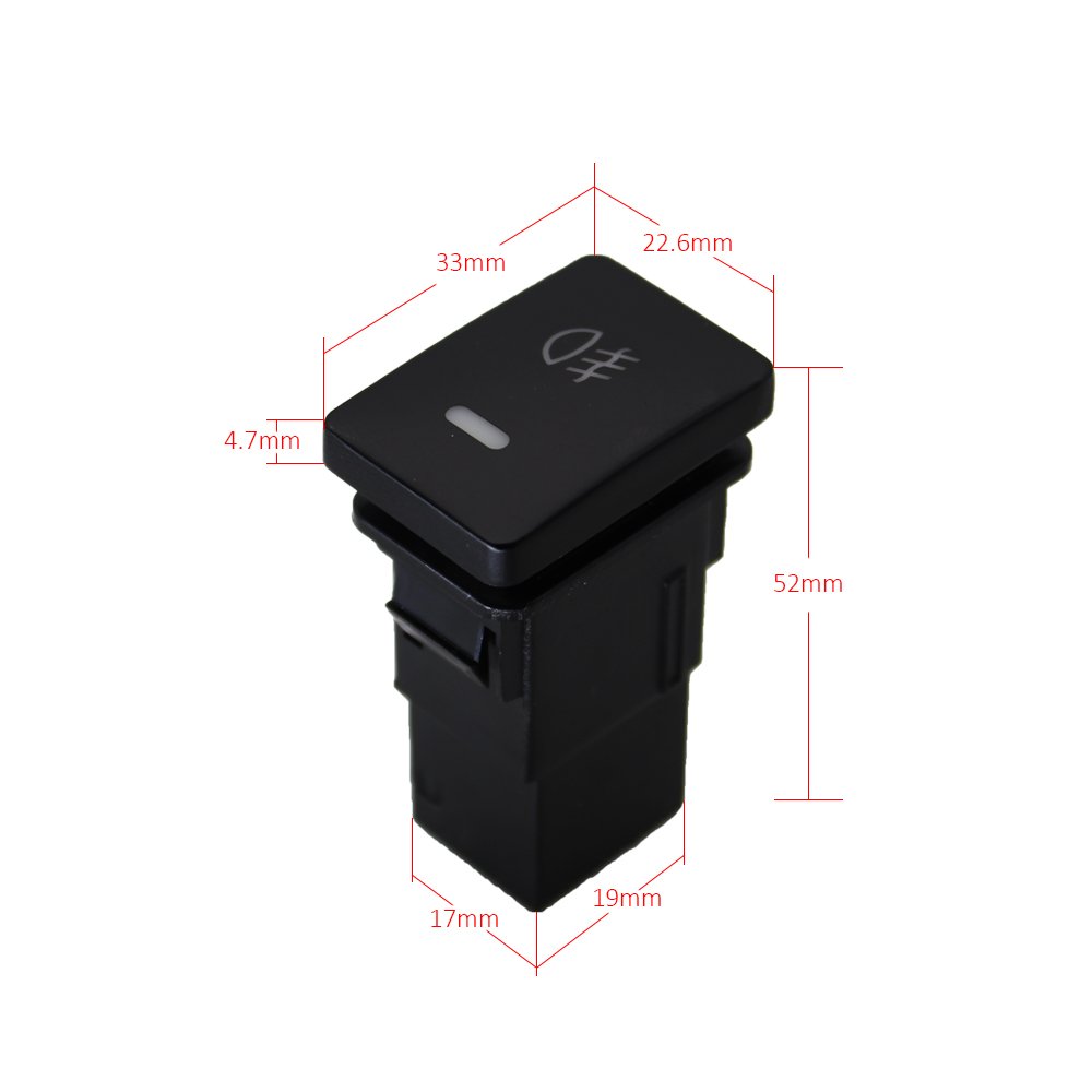 Car Fog Light Wiring Harness H11 Socket Wire + Switch with LED Indicators at Relay 40A for Ford Renault Citroen Peugeot