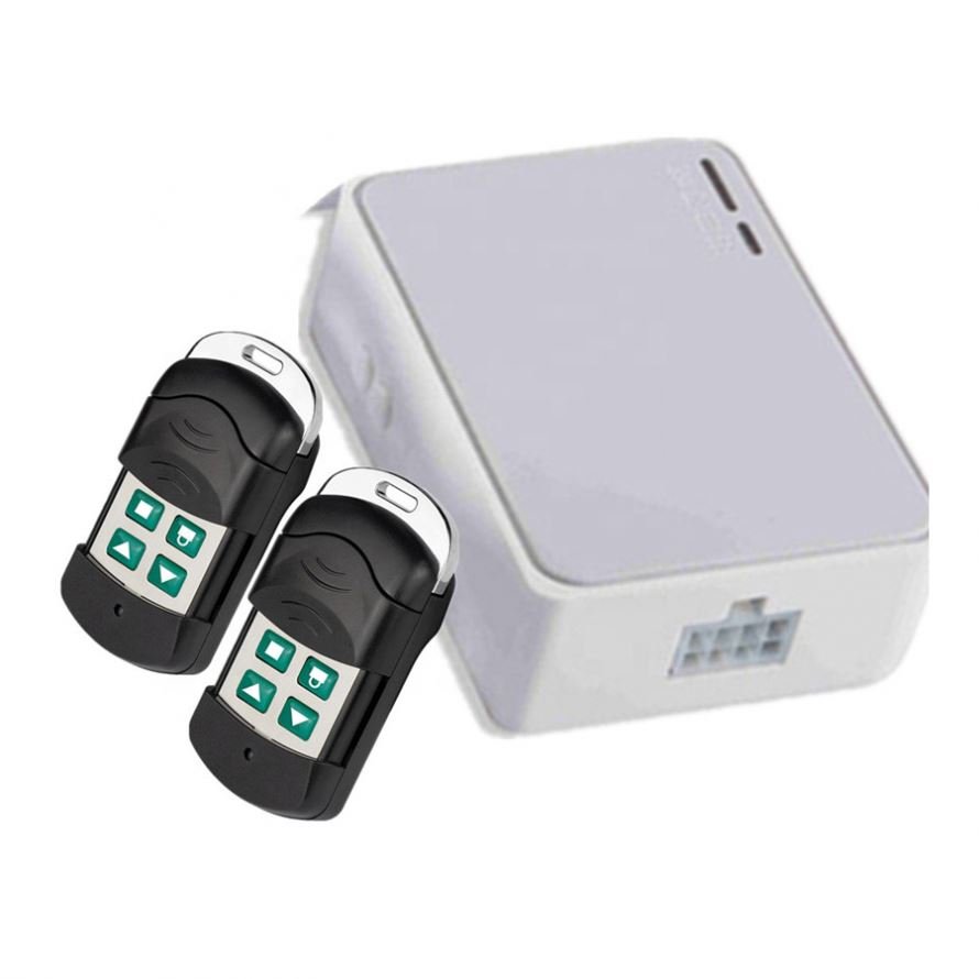 Auto Door 2 Buttons 2CH Fixed Code RF 100m Long Rang Transmitter Receiver