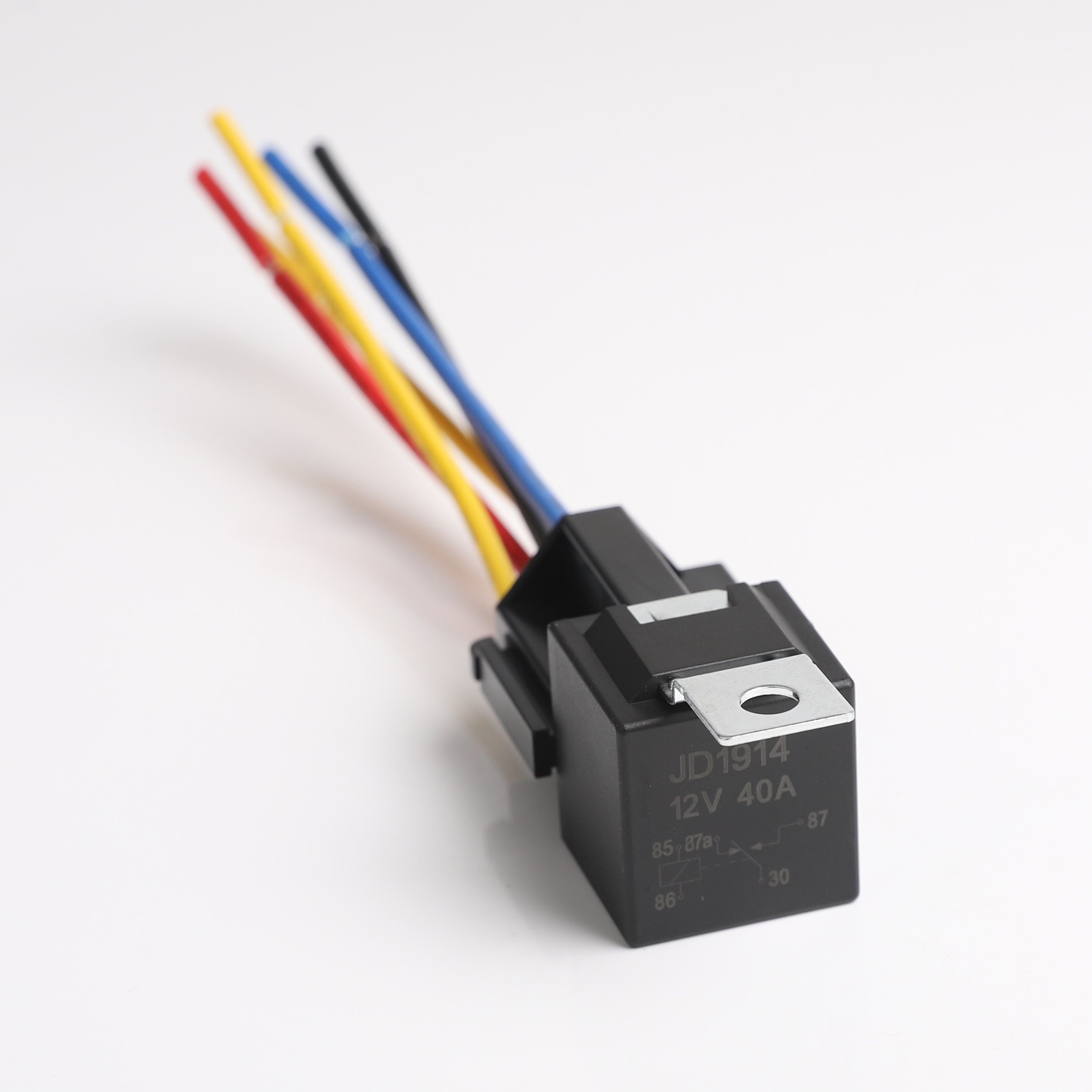 5 Pin SPDT Mini Auto Relay and Harness for Automotive Truck Van Motorcycle Boat