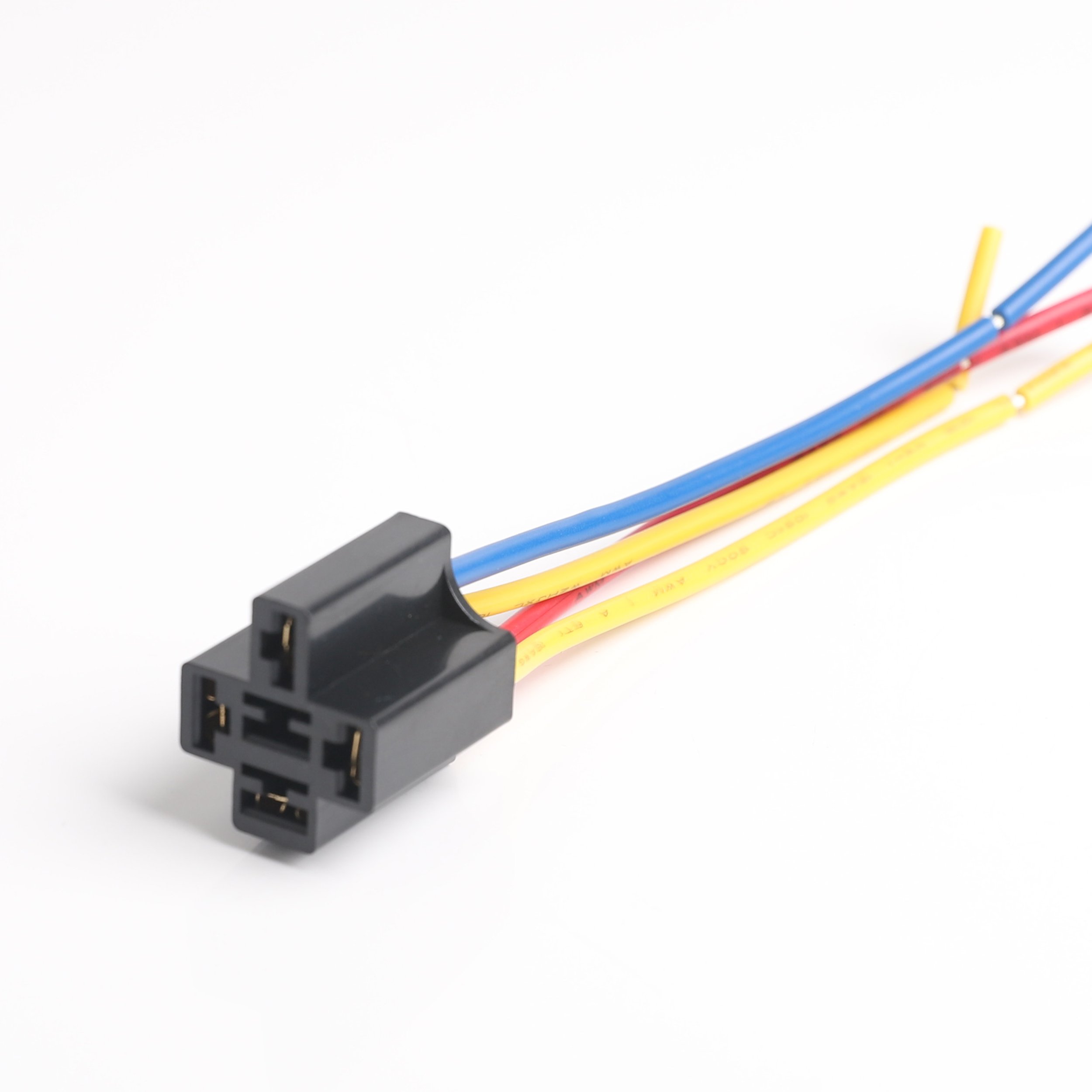 5 Pin SPDT Mini Auto Relay and Harness for Automotive Truck Van Motorcycle Boat