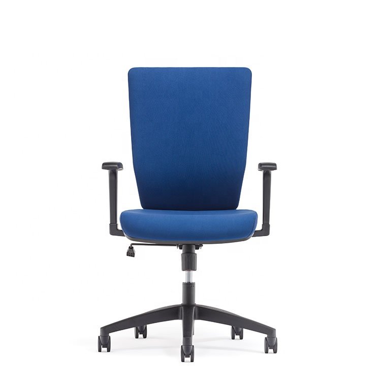 Home Office Swivel Armrest Mid Back Fabric Office Work Computer Task Swivel Ergonomic Chair Executive Office Chair