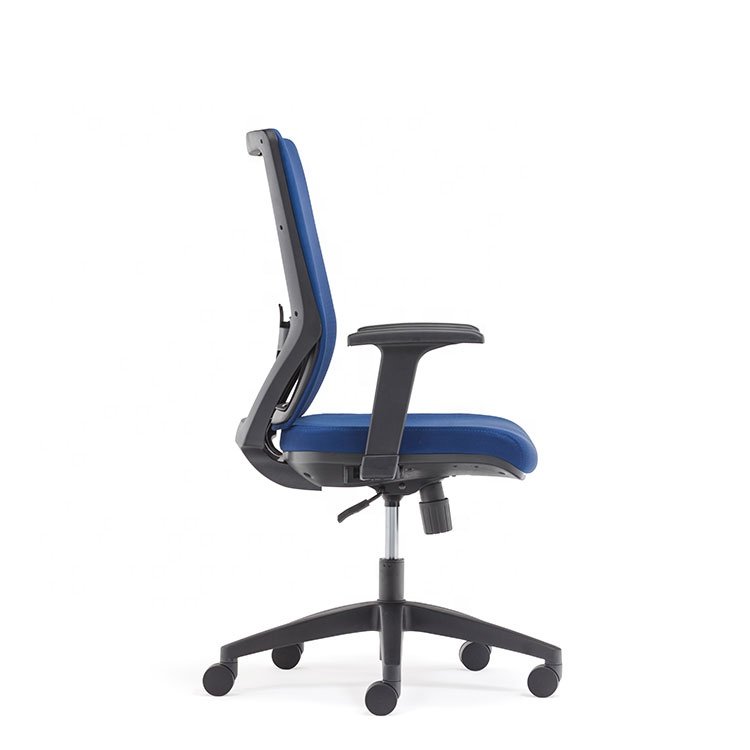 Home Office Swivel Armrest Mid Back Fabric Office Work Computer Task Swivel Ergonomic Chair Executive Office Chair