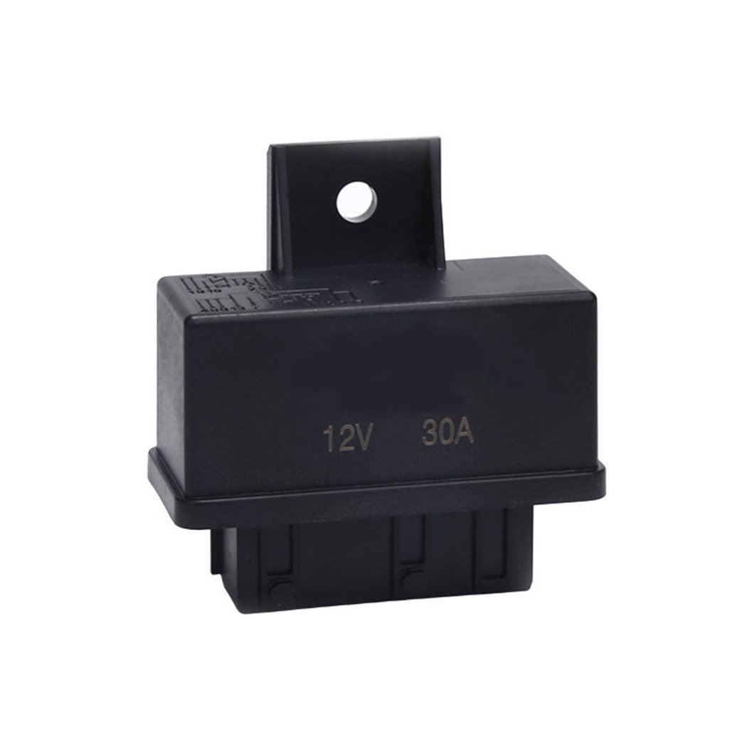 15 Pins Silver Alloy Contact Terminals High Temperature Resistance ABS Transparent Plastic Housing 1NO 27VDC 30A Auto Relay