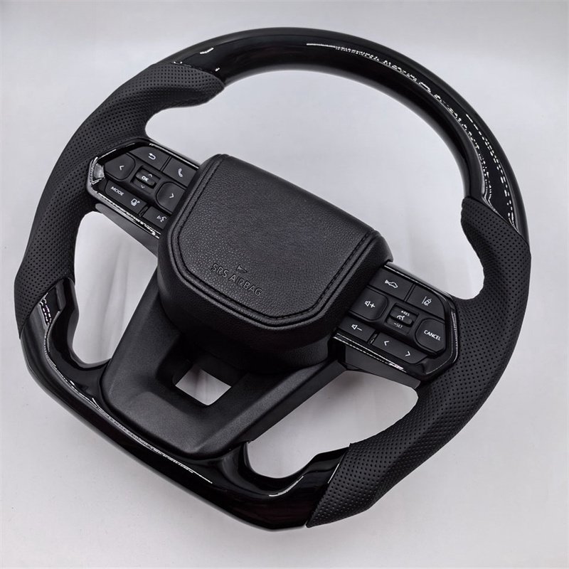 Hot Sale Carbon Fiber Steering Wheel For Toyota Land Cruiser LC200 2022 LC300 Customize Steering Wheel Car Accessories