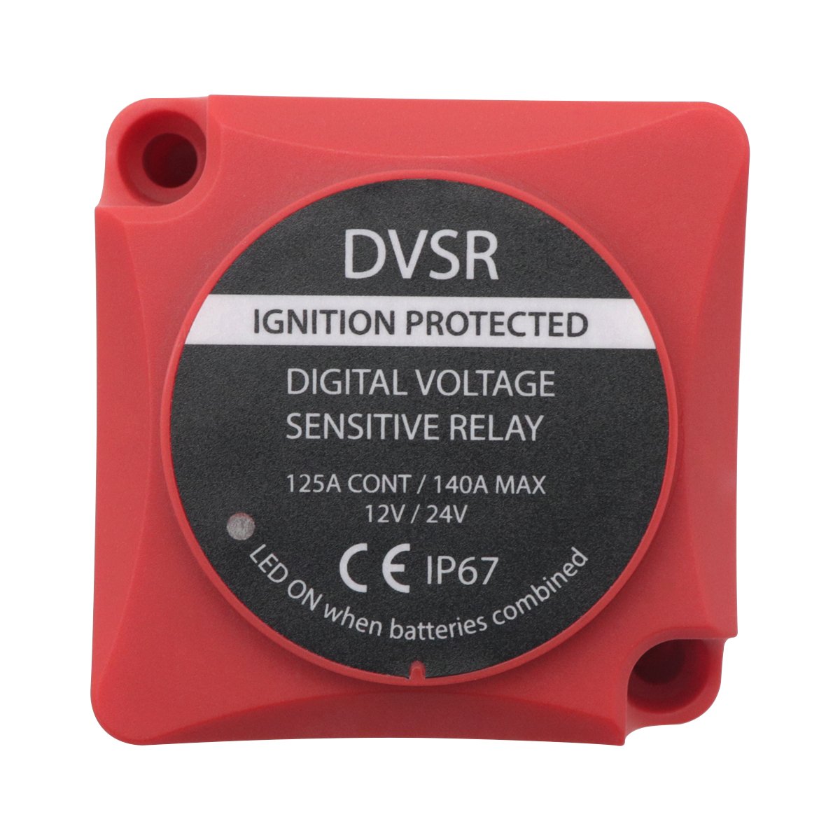 12V 24V Miniature Dual Battery System DVSR Kit Digital Voltage Sensitive Relay for Marine Boat Vessel RV Auto Protection