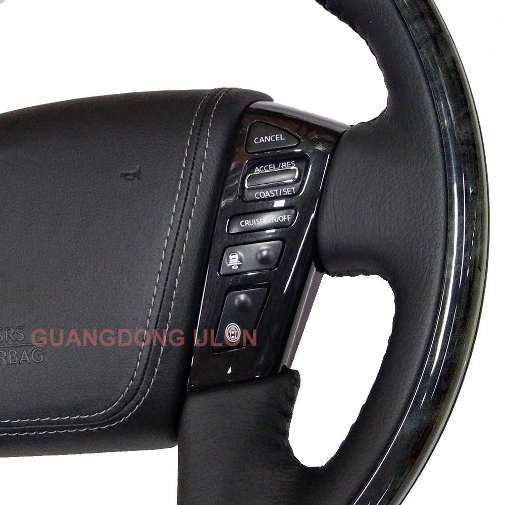 Hot selling OEM Y62 Leather Steering Wheel Assembly Factory Price Wheel Kit fit Nissan Patrol Y62 2012-2021